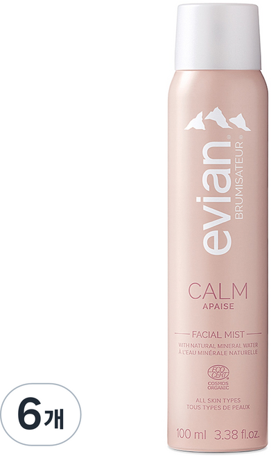 에비앙 페이셜 스프레이 캄, 100ml, 6개