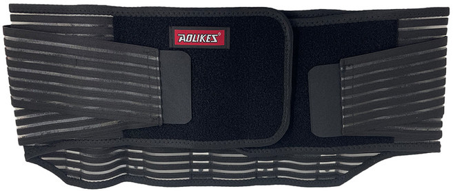 AOLIKES 奧力克斯 護腰, 黑色, 1個