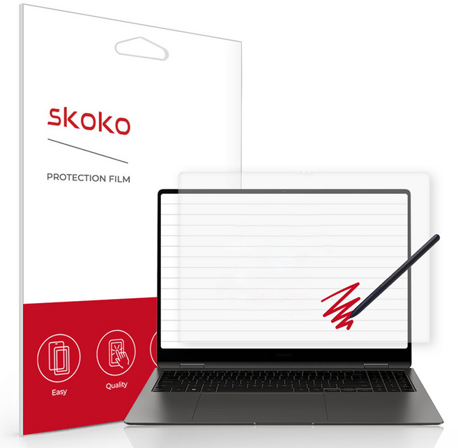 스코코 노트북 아트지 종이질감 액정보호필름, 1개