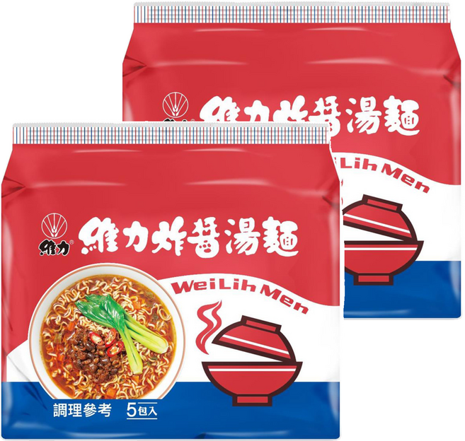 維力 炸醬湯麵 95g, 10包