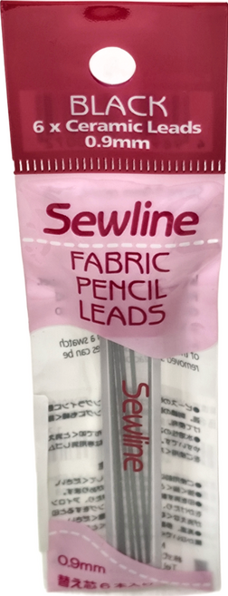 Sewline 蝴蝶牌 Soline 布料書寫專用自動鉛筆筆芯 黑 4.5g, 0.9mm, 1個