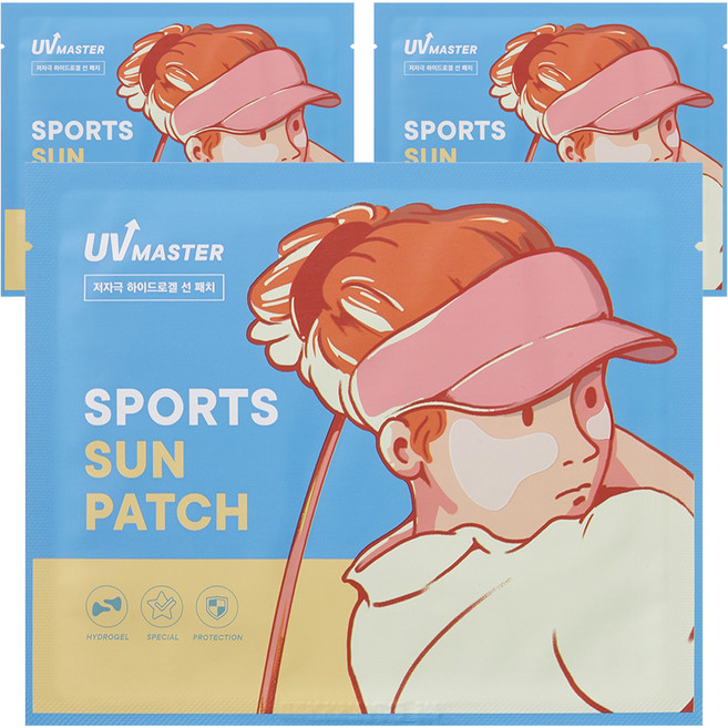 토니모리 유브이 마스터 스포츠 선 패치, 4.1g, 3개