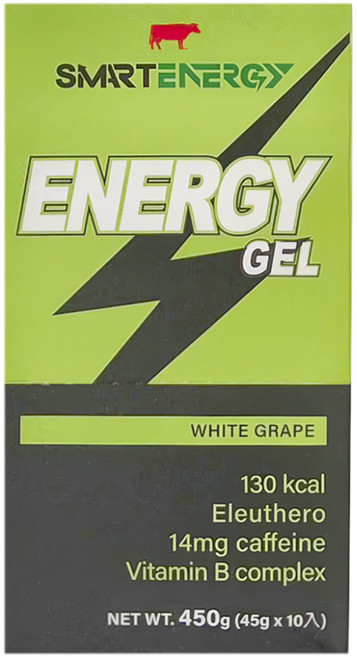 RED COW 紅牛 SMART ENERGY 聰勁 Energy Gel 能量包 白葡萄風味, 450g, 1盒