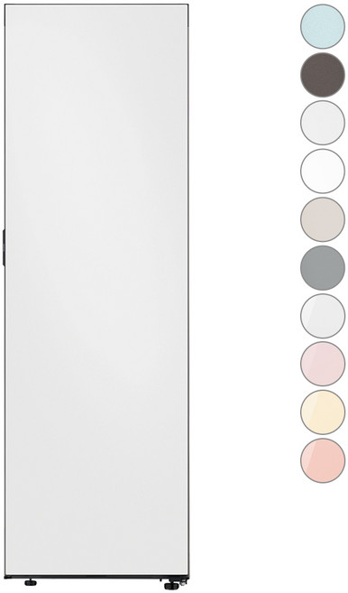 [색상선택형] 삼성전자 비스포크 409L 1도어 냉장고 좌열림 키친핏 방문설치, 코타 화이트, RR40C7905AP