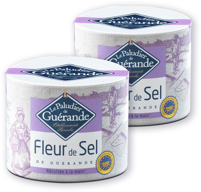 게랑드 플뢰르드셀 토판 천일염, 125g, 2개
