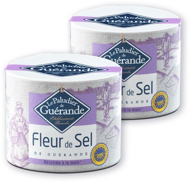 게랑드 플뢰르드셀 토판 천일염, 125g, 2개 - 쿠팡