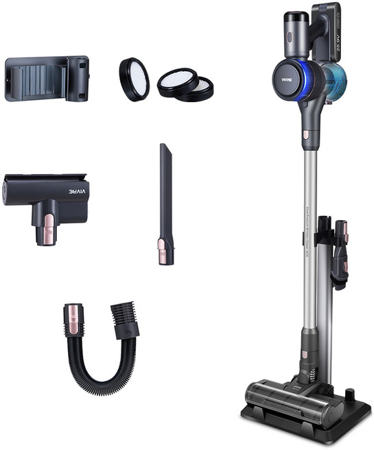 비브르 BLDC 무선 핸디 + 스틱 진공 청소기 세트 V38 Special Edition, 혼합색상