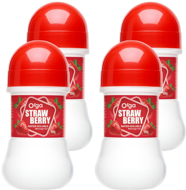 주식회사나비 올가 딸기 젤, 150g, 4개