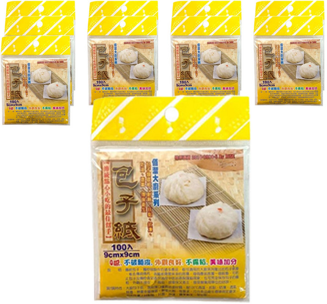 大廚 包子紙, 9cm, 100張, 10包