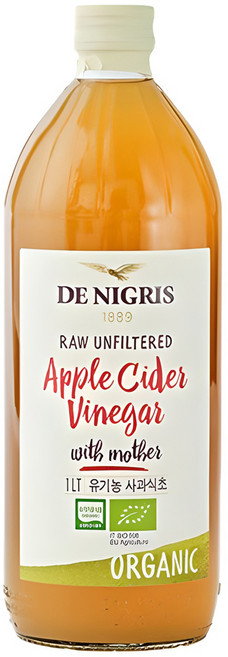 데니그리스 유기농 사과 식초, 1L, 1개