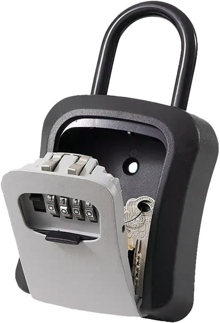 防盜防水密碼鑰匙盒/密碼鎖 灰色, 1個