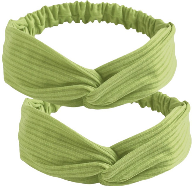 조앤제이 비비드 헤어 세안밴드, 라임, 2개