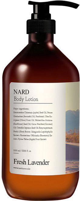 나드 모이스처 퍼퓸드 바디로션 프레쉬라벤더향, 1L, 1개