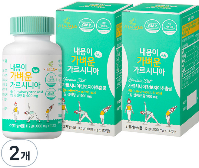 비타할로 내몸이 가벼운 가르시니아, 112정, 2개