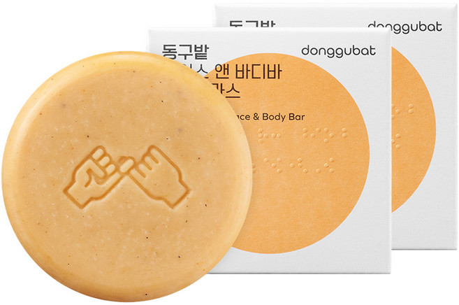 동구밭 페이스 앤 바디바 클렌징 비누 레몬그라스, 120g, 2개