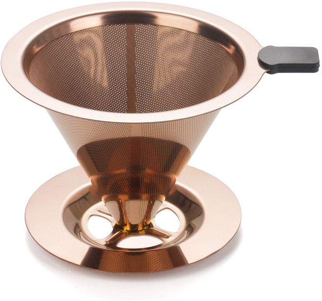 코멧 키친 티타늄 코팅 스텐 커피 드리퍼, 단품