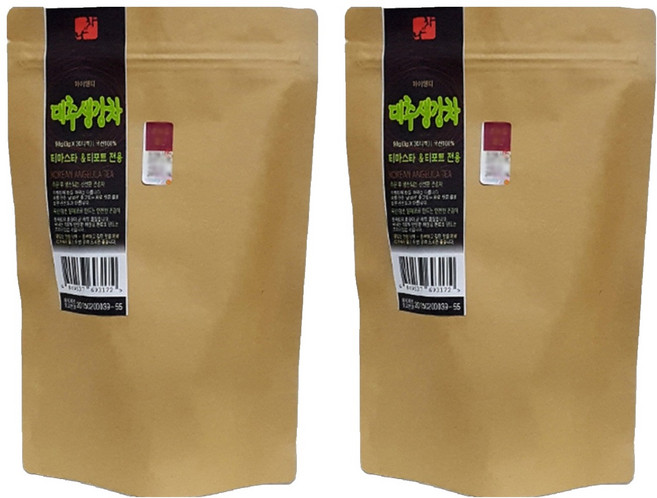 나와차 티마스타 티포트 전용 대용량 티백 대추생강차, 3g, 30개입, 2개