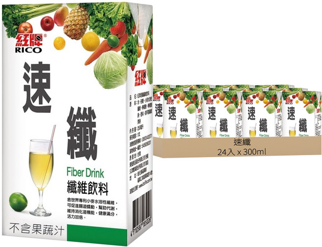 速纖 纖維飲料, 300ml, 24入