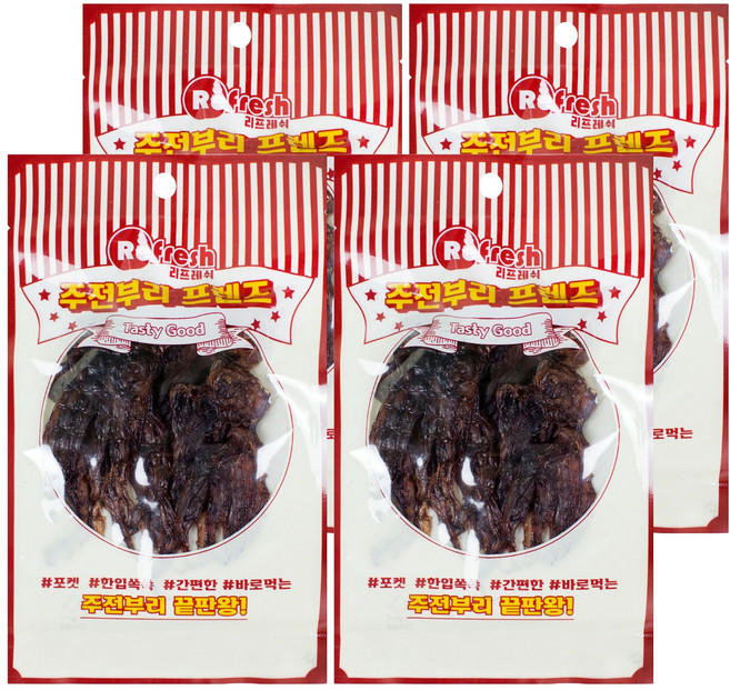 Refresh 軟嫩魷魚腳, 4包, 20g