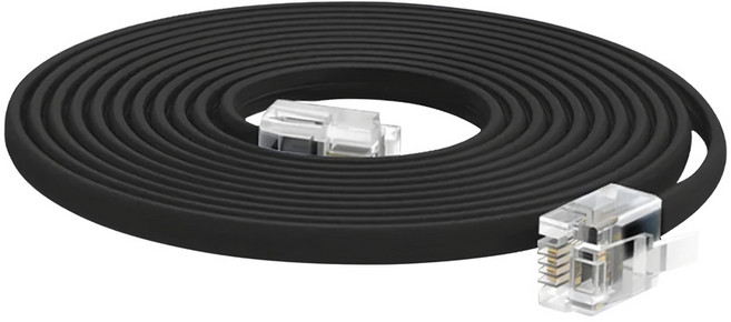 Neon 台灣霓虹 無氧銅線28AWG4芯電話扁平線 10m, UL20251