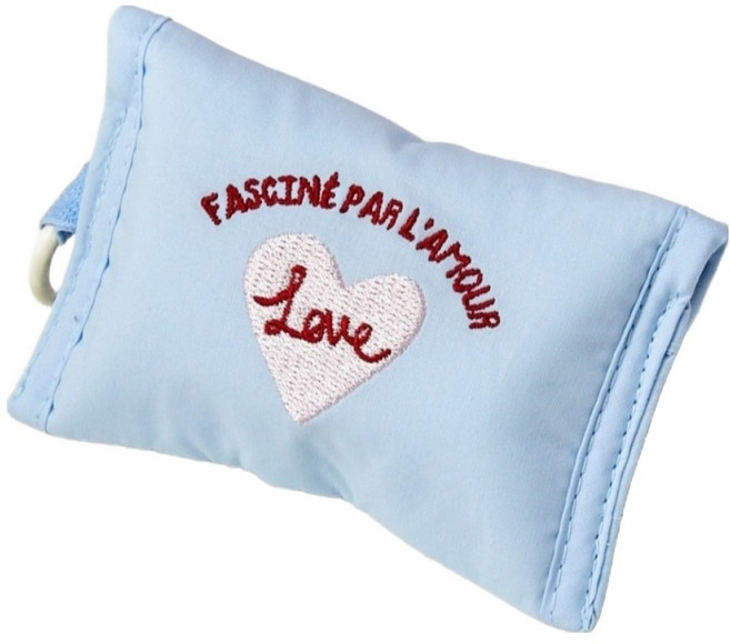 모던하우스 펫본 프렌치 풉백 파우치 10 x 7 cm, 블루