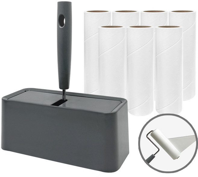 핌 시스템 사선 컷팅 테이프클리너 본품 + 리필 7p + 이지거치대 세트, 1세트