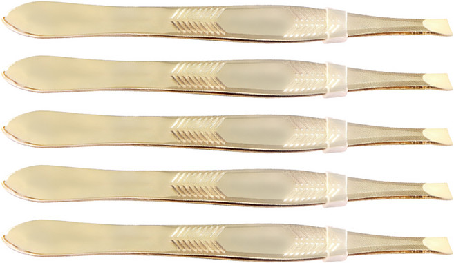 소이소이 다용도 족집게, 골드, 5개