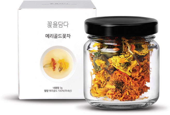꽃을담다 미니 메리골드꽃차, 3g, 1개입, 1개
