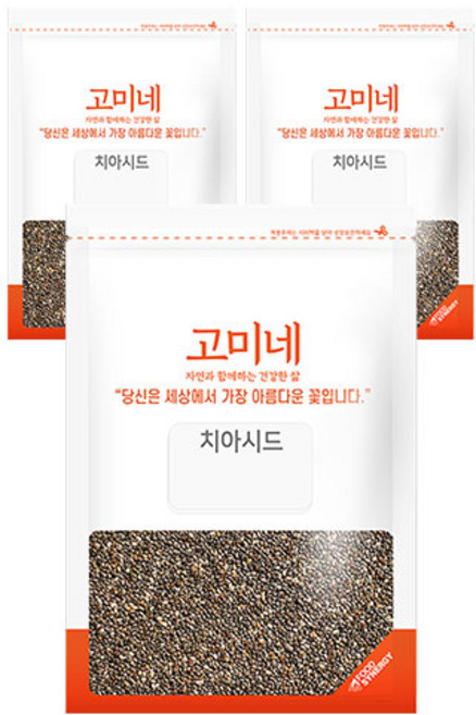 고미네 치아시드, 200g, 3개
