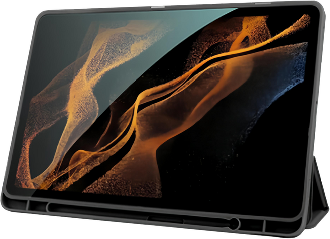 rorentech Lorentec 鉛筆收納智能保護套平板電腦保護套, 黑色, 1個