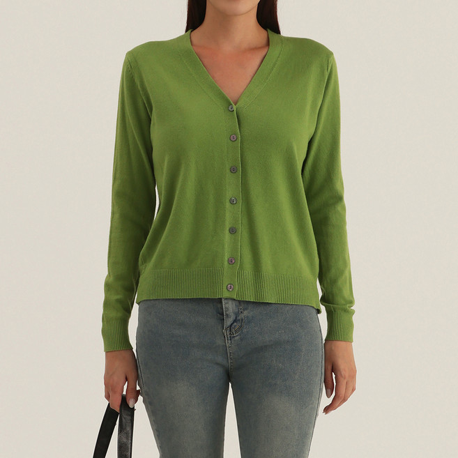 엘쏘 여성용 23컬러 기본 니트 가디건