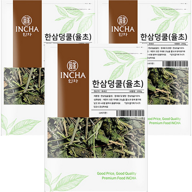 한삼덩굴 율초 차, 200g, 3개