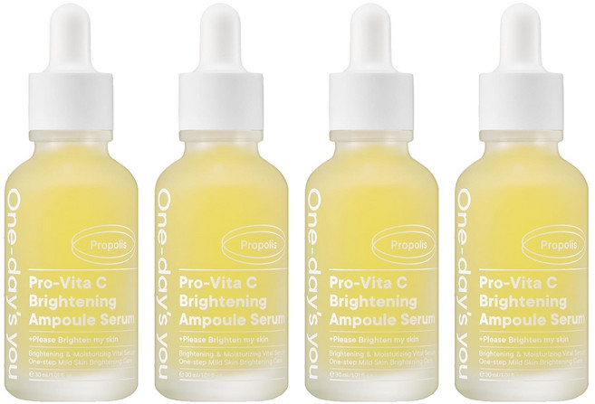 One-day's you PRO VITA-C 亮白安瓶精華, 30ml, 4瓶
