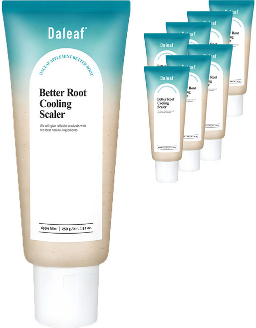 [비건뷰티] 달리프 애플 민트 베러루트 쿨링 두피 스케일러, 250g, 8개