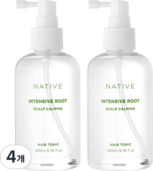 AVCA Native 強效髮根鎮靜頭皮護理 緩解掉髮症狀養髮液, 4個, 200ml