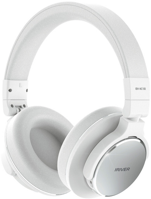 아이리버 노이즈 캔슬링 무선 헤드폰 IBH-NC100 화이트 액티브노이즈캔슬링(ANC) 7시간 멀티단자