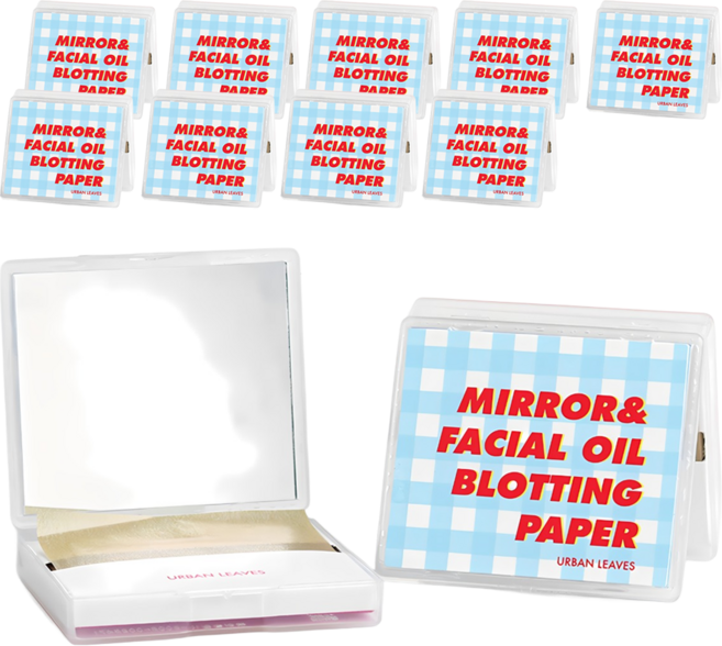 어반리브즈 마 기름종이 거울케이스 본품, 50개입, 10개