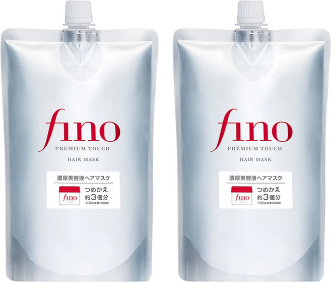 fino 高效滲透護髮膜 升級版 補充包, 2包, 700g