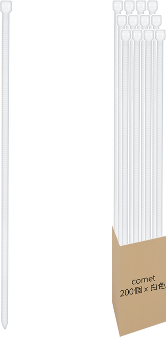 comet Home 束帶, 200個, 白色