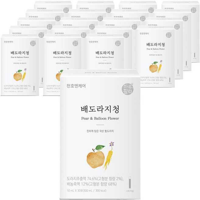 천호엔케어 하루활력 배도라지청, 300ml, 20개