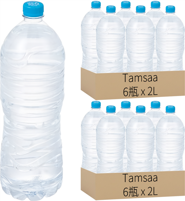 Tamsaa 礦泉水, 2L, 12瓶