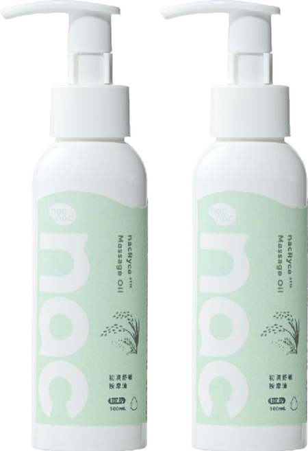 nac nac 初潤舒敏按摩油, 2個, 100ml