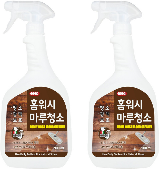 신희 홈워시 마루청소 보호 광택제, 900ml, 2개
