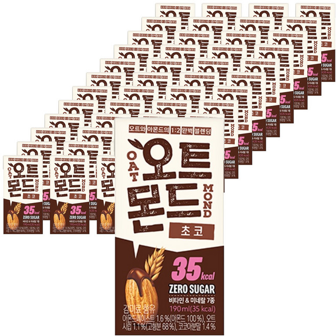 오트몬드 초코, 190ml, 48개