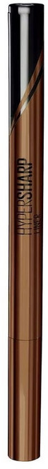 MAYBELLINE 媚比琳 台灣公司貨 超激細抗暈眼線液抗手震版 0.5g, 深邃棕, 1支