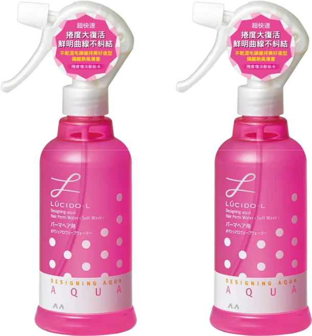 LUCIDO-L 樂絲朵 L 捲度復活髮妝水 捲髮適用, 250ml, 2瓶