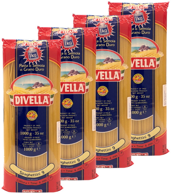 디벨라 스파게티니, 1kg, 4개