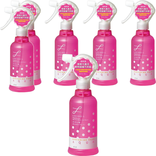 LUCIDO-L 樂絲朵 L 捲度復活髮妝水 捲髮適用, 250ml, 6瓶