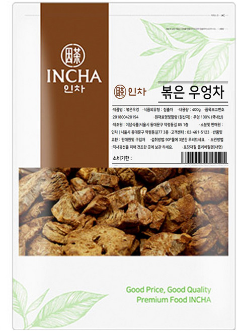 인차 국산 볶은 우엉차, 400g, 1개입, 1개