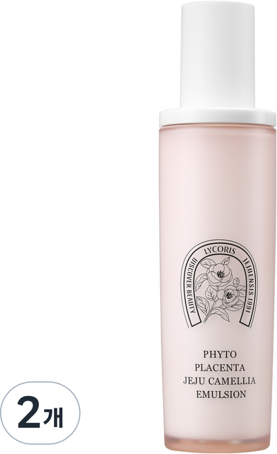 LYCORIS 植萃胎盤素濟州山茶花乳液, 120ml, 2個